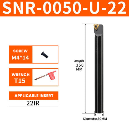 SNR0050U22 CNC Internal Thread Turning Toolholder
