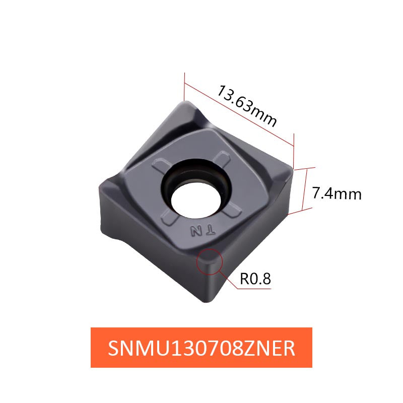 Fast Feed Milling Inserts SNMU130708ZNER - Da Blacksmith