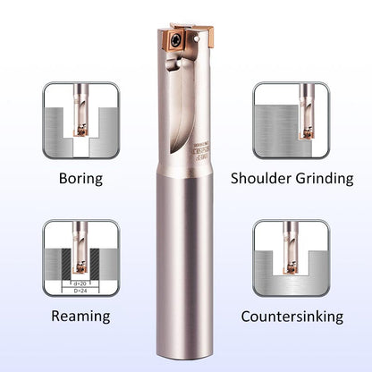 HMEF Square End Countersink Boring Tool Holder HMEF-C20-D25-130-3T - Da Blacksmith