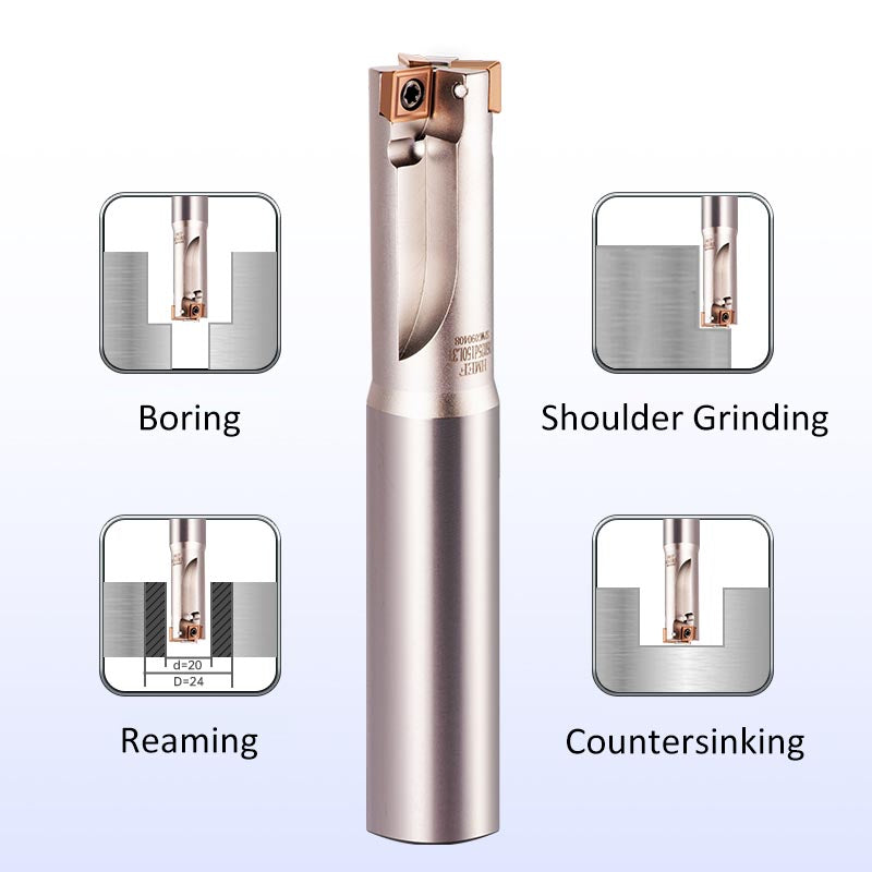 HMEF Square End Countersink Boring Tool Holder HMEF-C32-D48-170-4T - Da Blacksmith