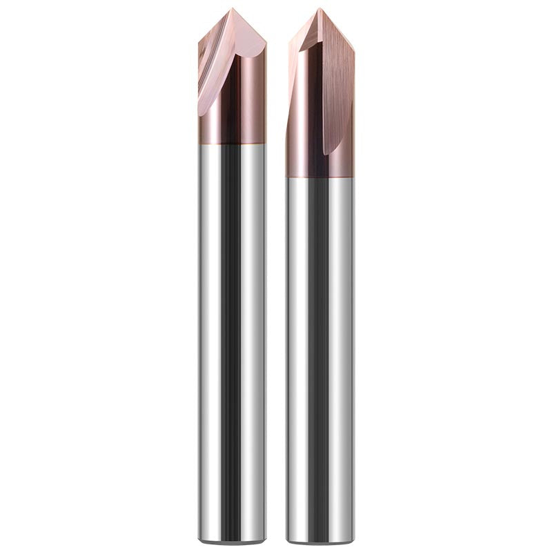 8mm Diameter 60mm Length HRC63 2/3 Flutes Tungsten Carbide Center Drill 90 Degree - Da Blacksmith