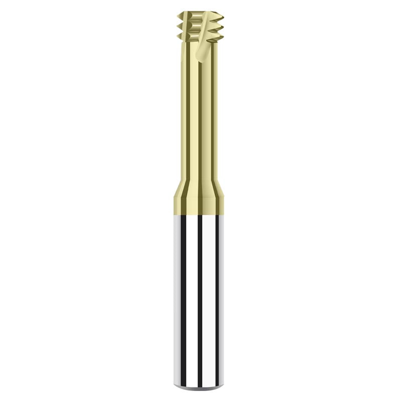 M8 Pitch 1.25mm Three Thread Solid Carbide Thread Miils with NTS Coating for Superalloy - Da Blacksmith