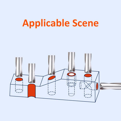 WC-3 C40 D46-50.5 Square End Indexable Insert Drill with Coolant Channel U Drill - Da Blacksmith