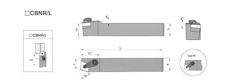 MCBNR/MCBNL 3232P12 External Turning Toolholder - Da Blacksmith