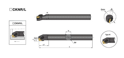 S20R-MCKNR/MCKNL 12 Internal Turning Boring Bar - Da Blacksmith