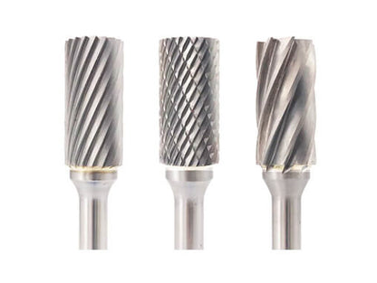 SA 14*25mm Cylinder Carbide Burr 6mm Shank 100mm Long Rotary File Bit - Da Blacksmith