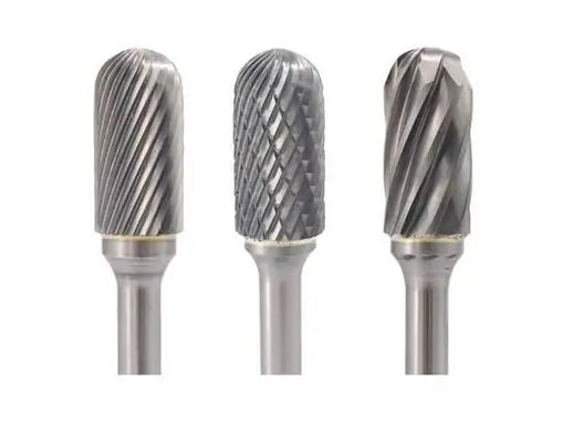 SC 12*25mm Cylinder Radius End Carbide Burr 6mm Shank 100mm Long Rotary File Bit - Da Blacksmith