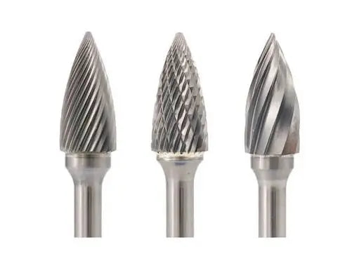 SG 3*13mm Pointed Tree Carbide Burr 3mm Shank 50mm Long Rotary File Bit - Da Blacksmith