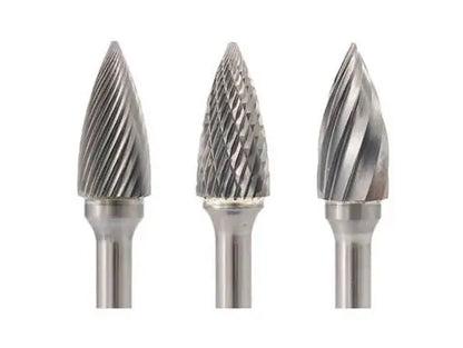 SG 5*13mm Pointed Tree Carbide Burr 2.35mm Shank 50mm Long Rotary File Bit - Da Blacksmith