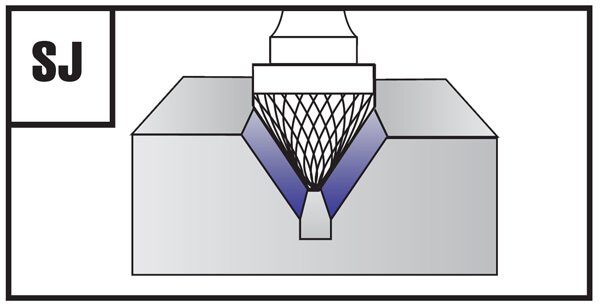 SJ 16*13.8mm 60 Degree Angle Carbide Burr 6mm Shank 56mm Long Rotary File Bit - Da Blacksmith
