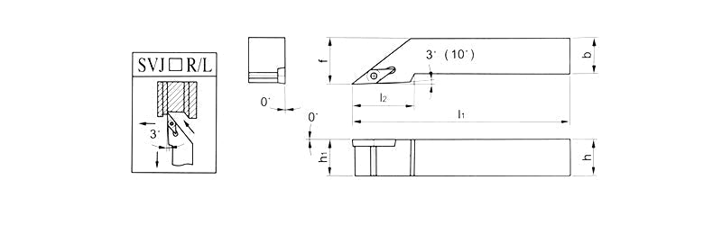 SVJBR/SVJBL 1616H16 External Turning Toolholder - Da Blacksmith