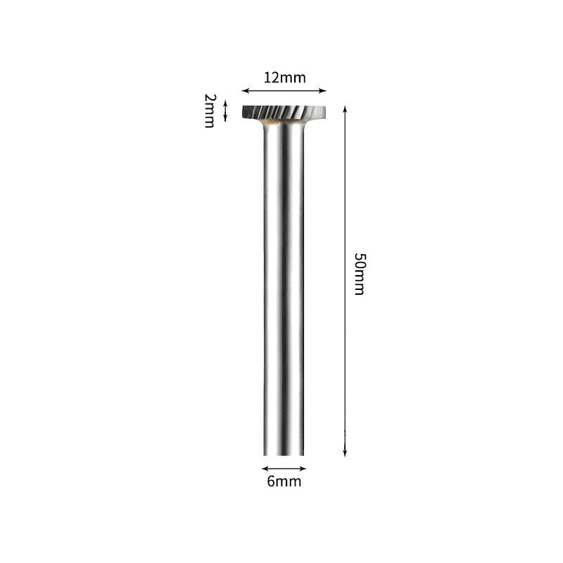 SA 12*2mm Cylinder Carbide Burr 6mm Shank 50mm Long Rotary File Bit - Da Blacksmith