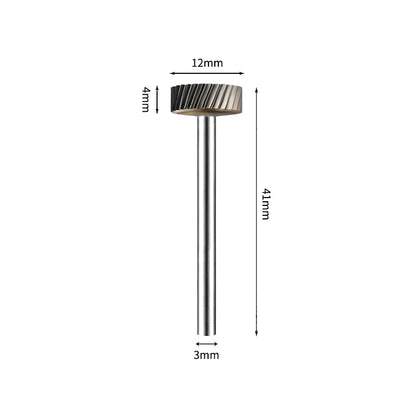 SA 12*4mm Cylinder Carbide Burr 3mm Shank 41mm Long Rotary File Bit - Da Blacksmith