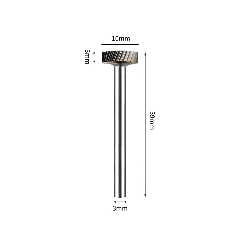 SA 10*3mm Cylinder Carbide Burr 3mm Shank 39mm Long Rotary File Bit - Da Blacksmith