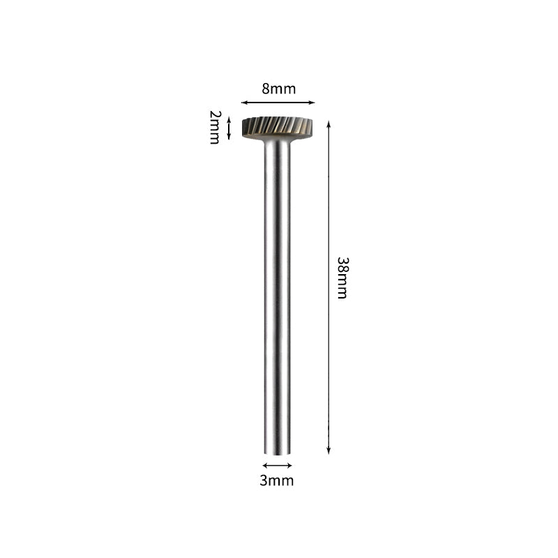 SA 8*2mm Cylinder Carbide Burr 3mm Shank 38mm Long Rotary File Bit - Da Blacksmith